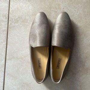 Paul Green Womens Shoes Flats Size 6.5 Perry Perf Shimmery Suede Leather